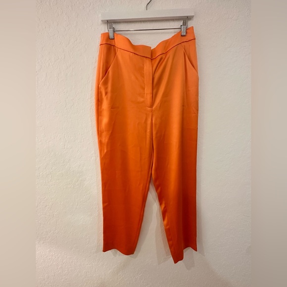 Brand New (NWT) Veronica Beard Orange Blazer and Pant Suit - Picture 5 of 9